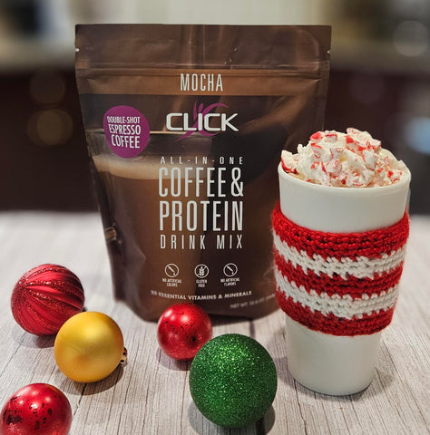 CLICK Coffee Protein Peppermint Mocha Recipe