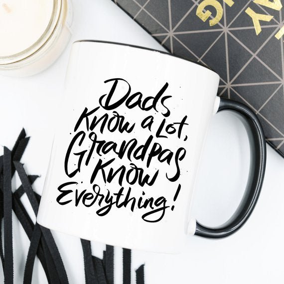 Funny Grandpa Mug, Fathers Day Mug For Grandpa, - Laur Eliza Tech-Mugs