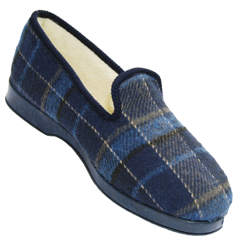 Charentaises AngusBoyd tartan bleu (mixtes h/f)