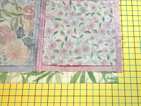 Excess fabric on quilt seam