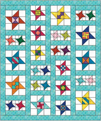 Star Gazing Quilt Pattern Alternate Color Scheme