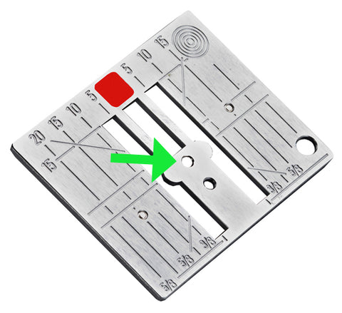 Bernina straight stitch needle plate