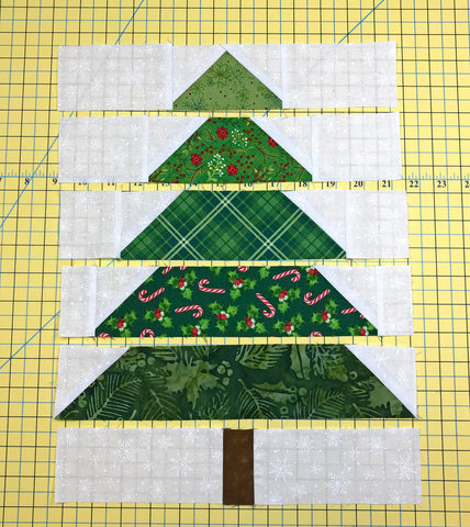 Christmas Tree Quilt Block Tutorial - 12