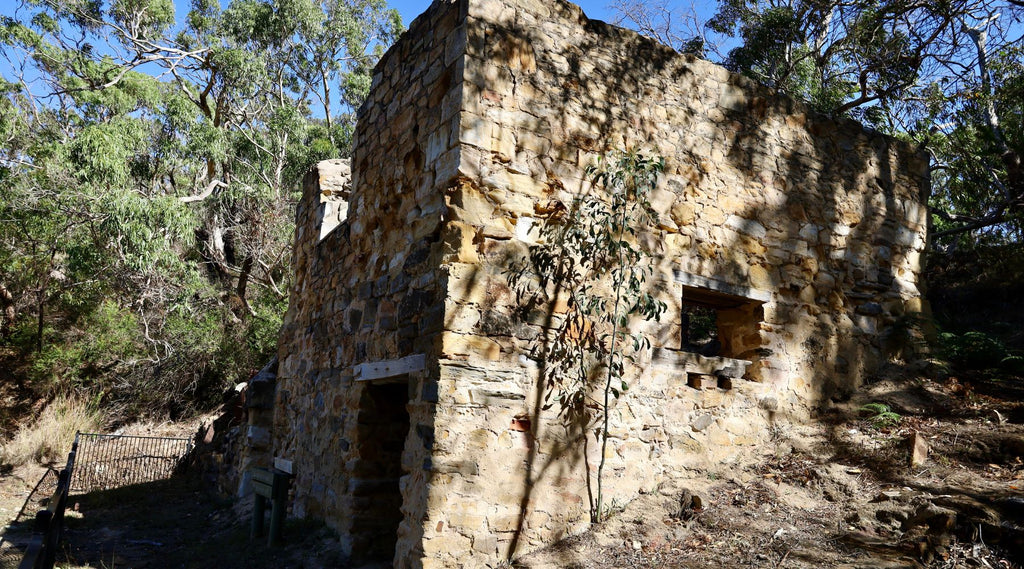 Silverton mine ruins at deep creek national park south australia