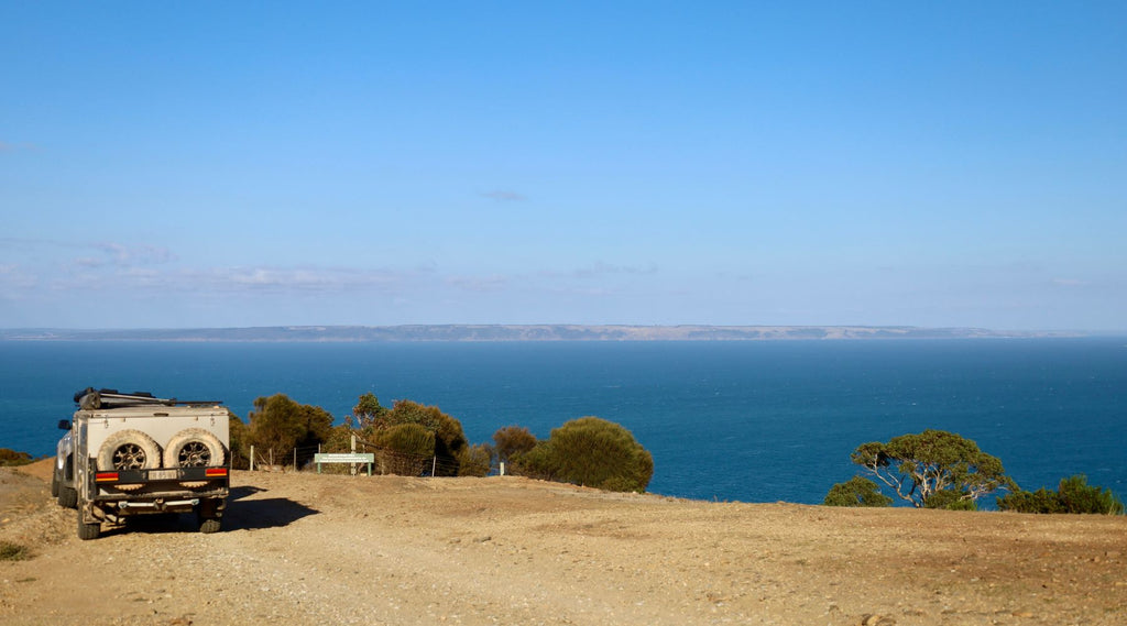 Views from deep creek national park to kangaroo island