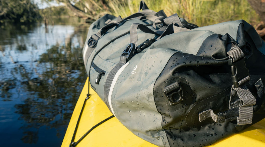 North Storm Wateproof Duffel bag best for outdoors on a kayak