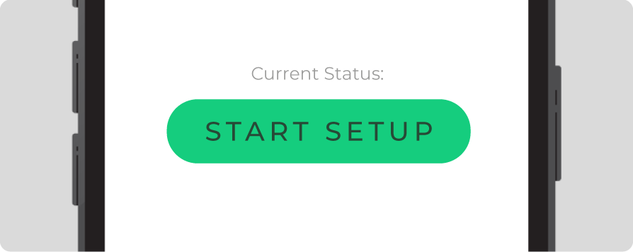 Plantaform App opened with the Start Setup' option