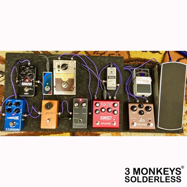 3 Monkeys Solderless Pedalboard