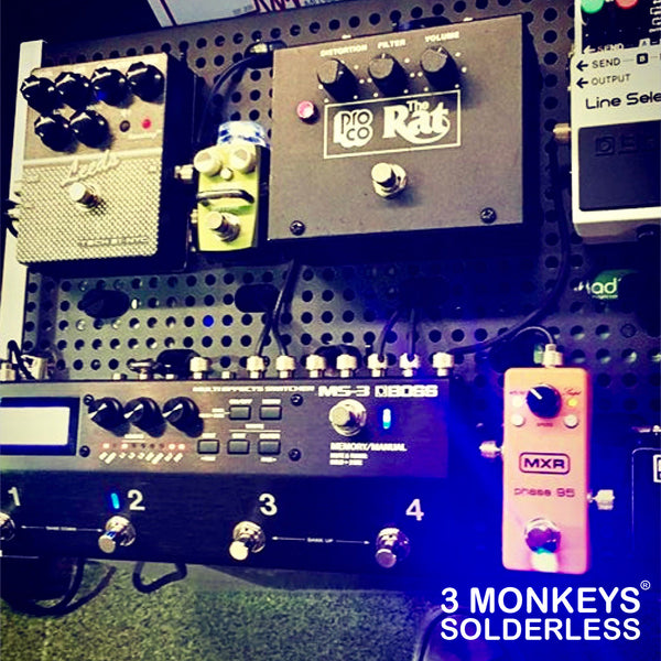 3 Monkeys Solderless Pedalboard