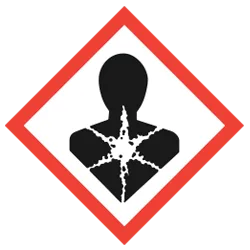 Health hazard logo