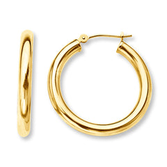 Kay hoop earrings 14 k yellow gold 25 mm