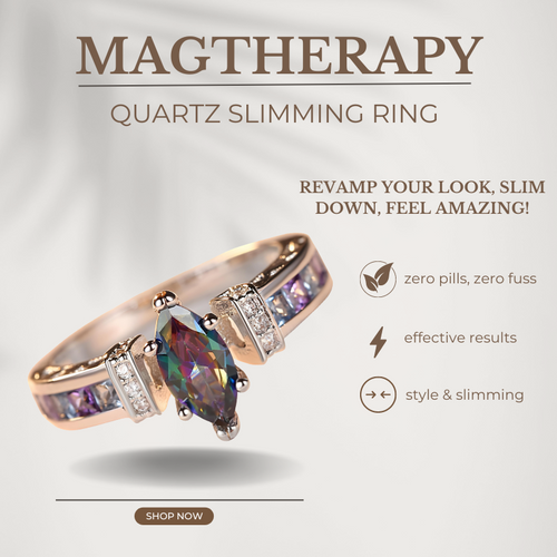 MagTherapy Quartz Slimming Ring