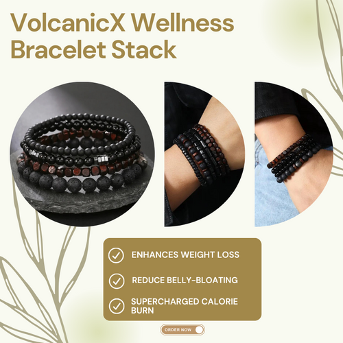 VolcanicX Wellness Bracelet Stack