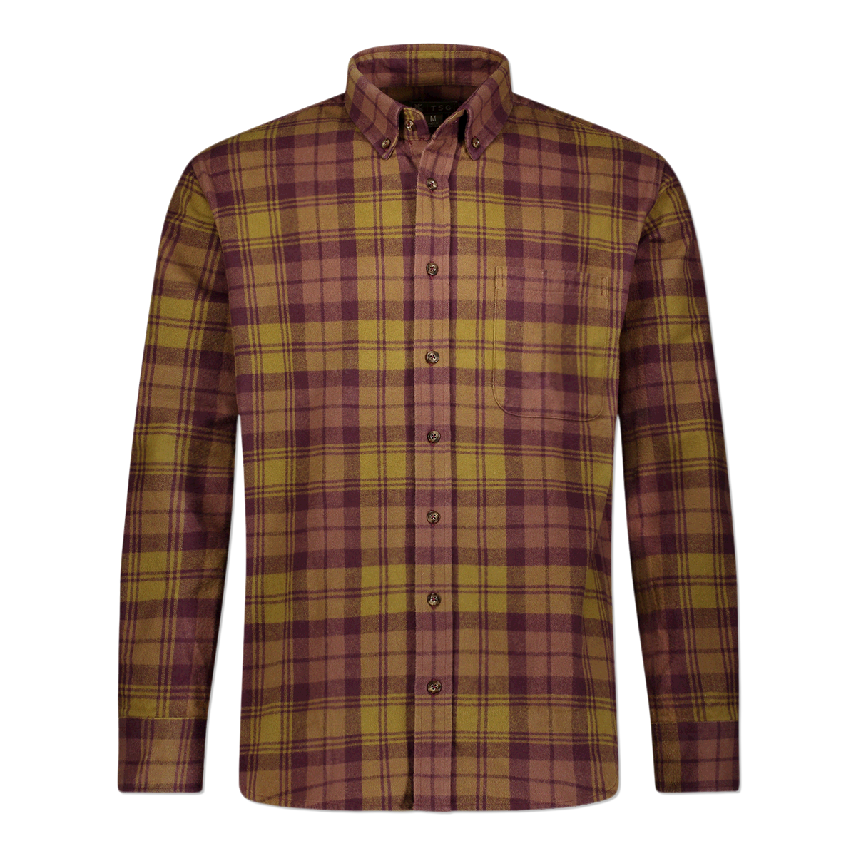 TSG Heavyweight Flannel Shirt (Olive)