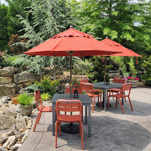 Umbrellas make for a great addition to outdoor patios