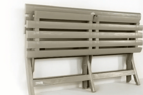 Folding seating makes them easy to move