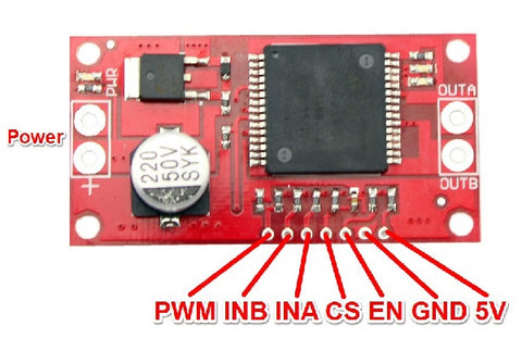 VNH2SP30 pin defenition