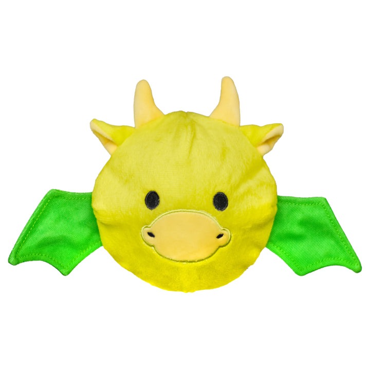 PatchWork Pet Prickles Dragon With Knight 5" Dog Toy