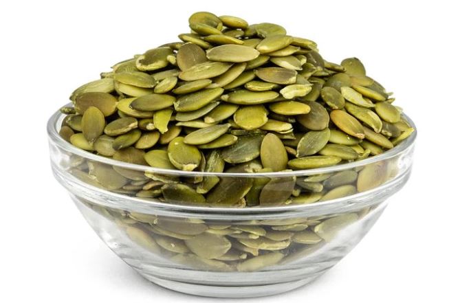 calories in pumpkin seeds without shell