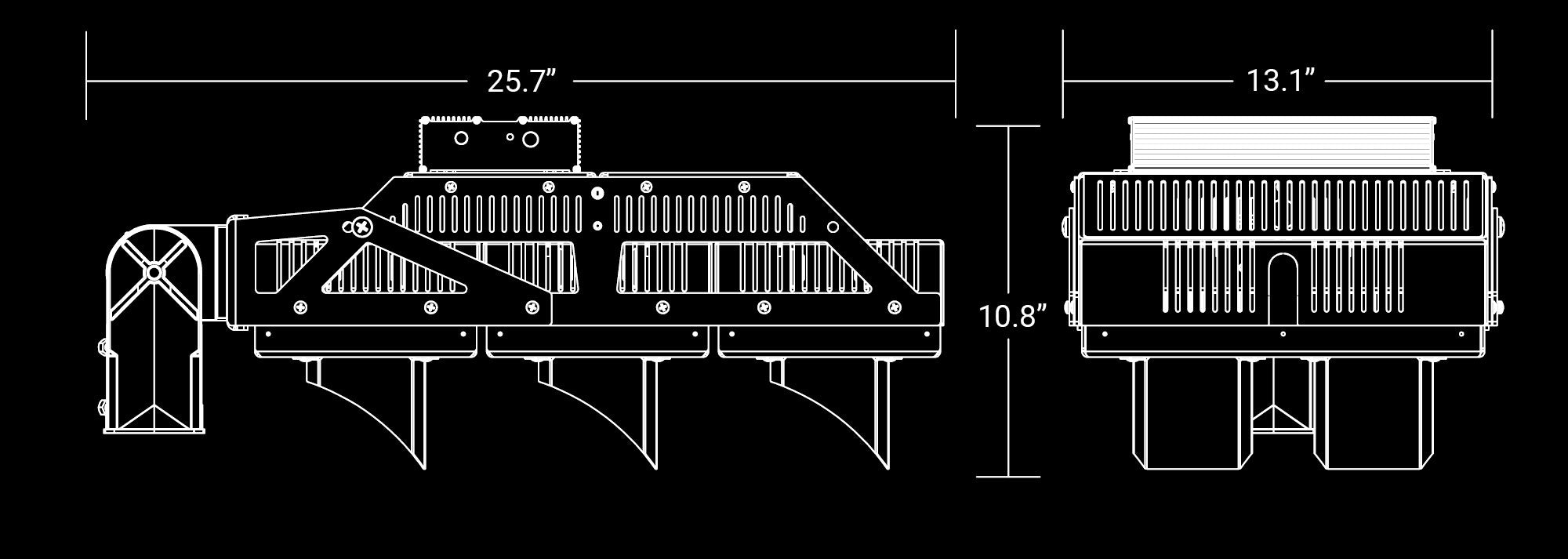 DRX Post Top - Dimensions