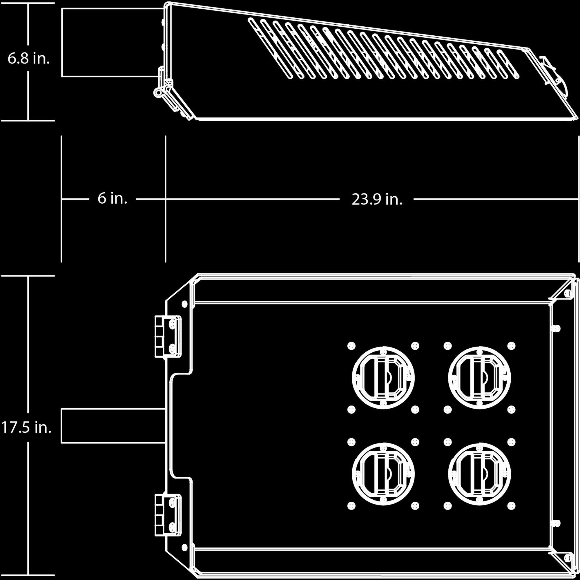 GT4 Light Fixture - Dimensions