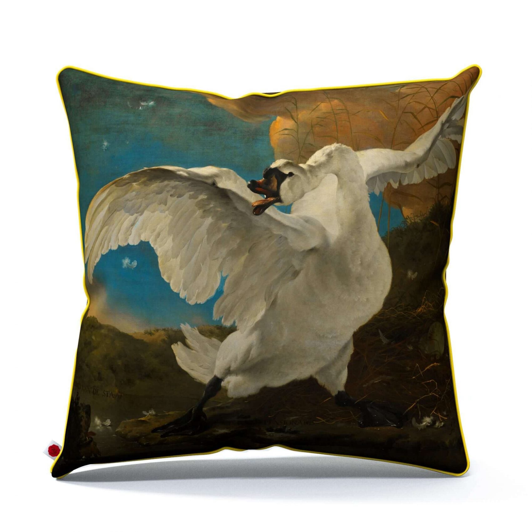 The threatened swan pillow 50 x 50 cm