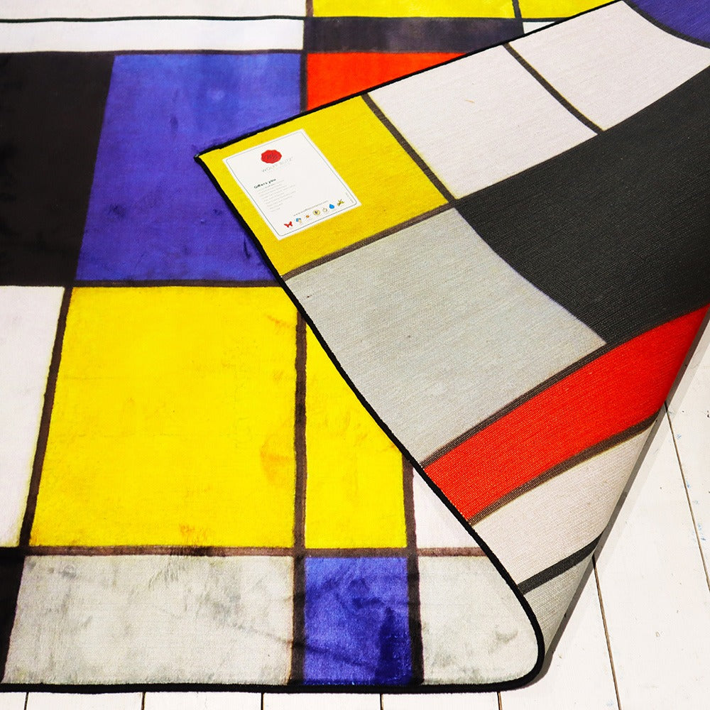 doe alstublieft niet versus Warmte Piet Mondriaan tapijt 180 x 250 cm – Wolff Blitz