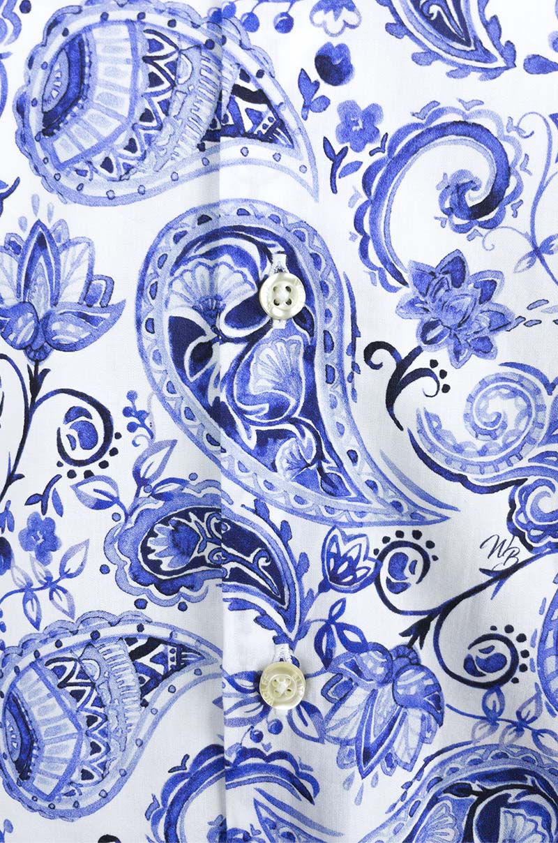 Ontwapening een kopje Vooruitgang Delfts Blauw Paisley - Wolff Blitz