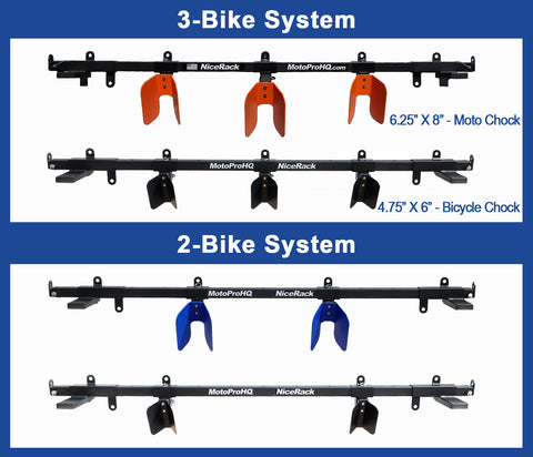 Porte-moto pour camion Système 3 vélos et système 2 vélos