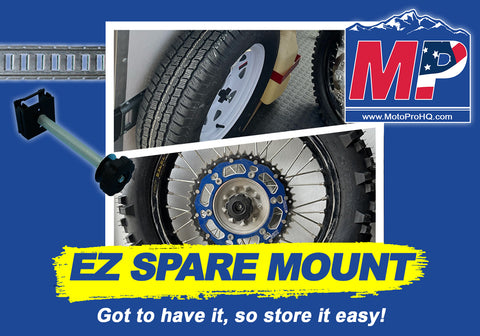 Mount the spare wheel to E-track