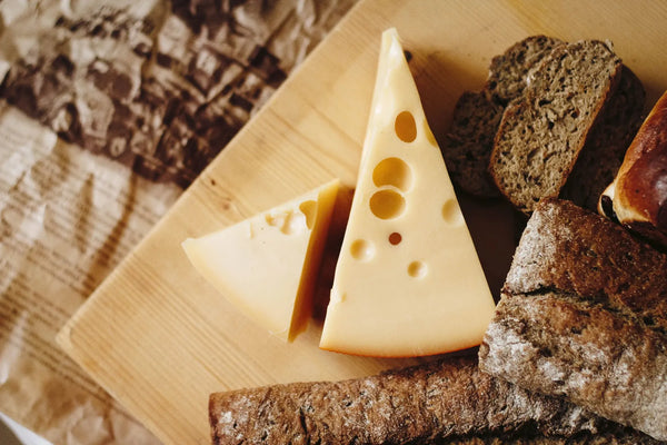 Different types of cheese have different purine levels.