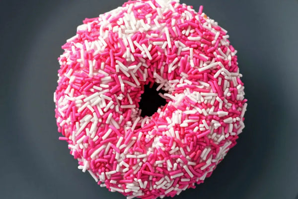 pink sprinkled donut