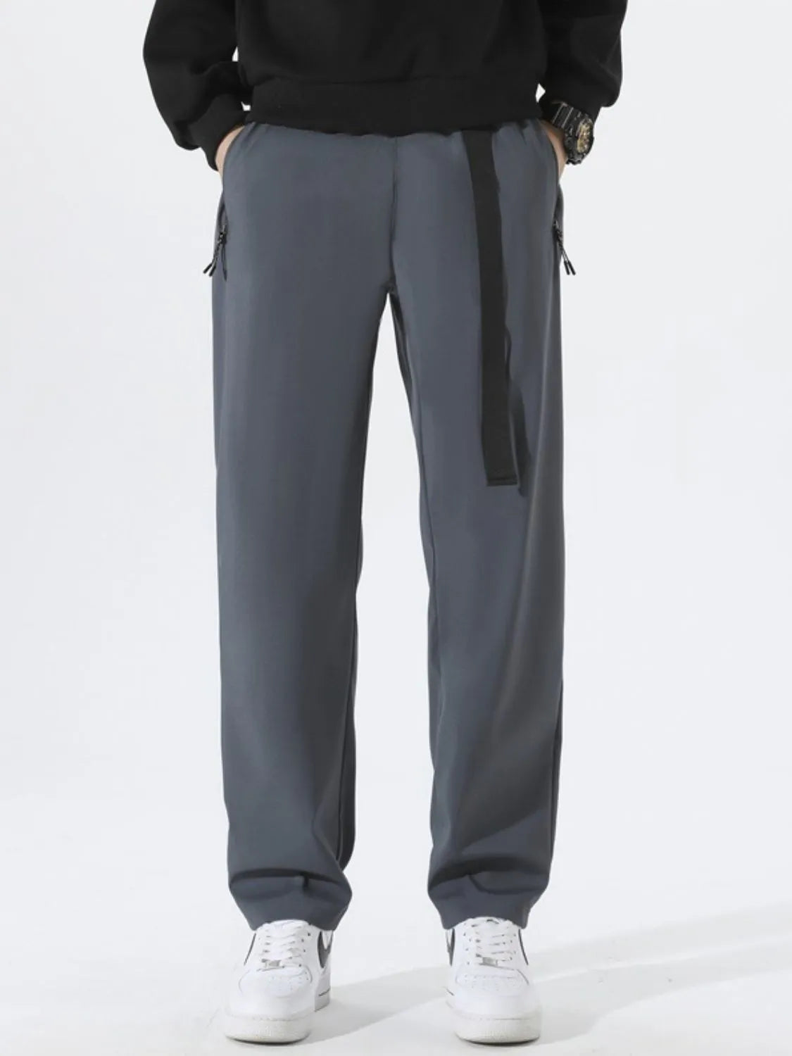 Men's Plus Size Solid Loose Fit Pants