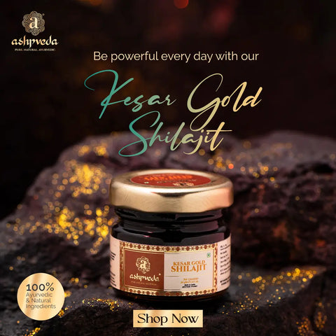 Kesar Gold Shilajit Resin - Ashpveda