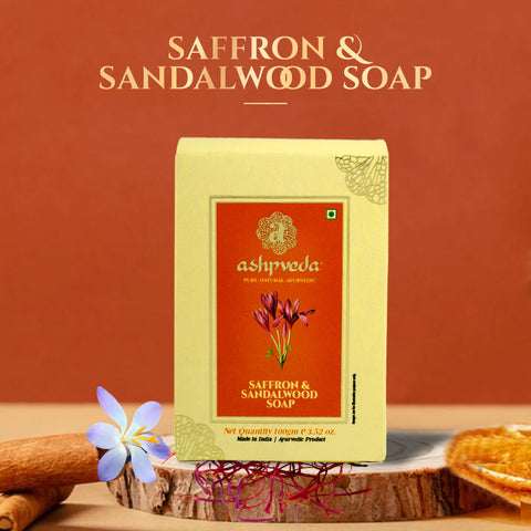 Sandalwood & Saffron Bathing Soap - Ashpveda