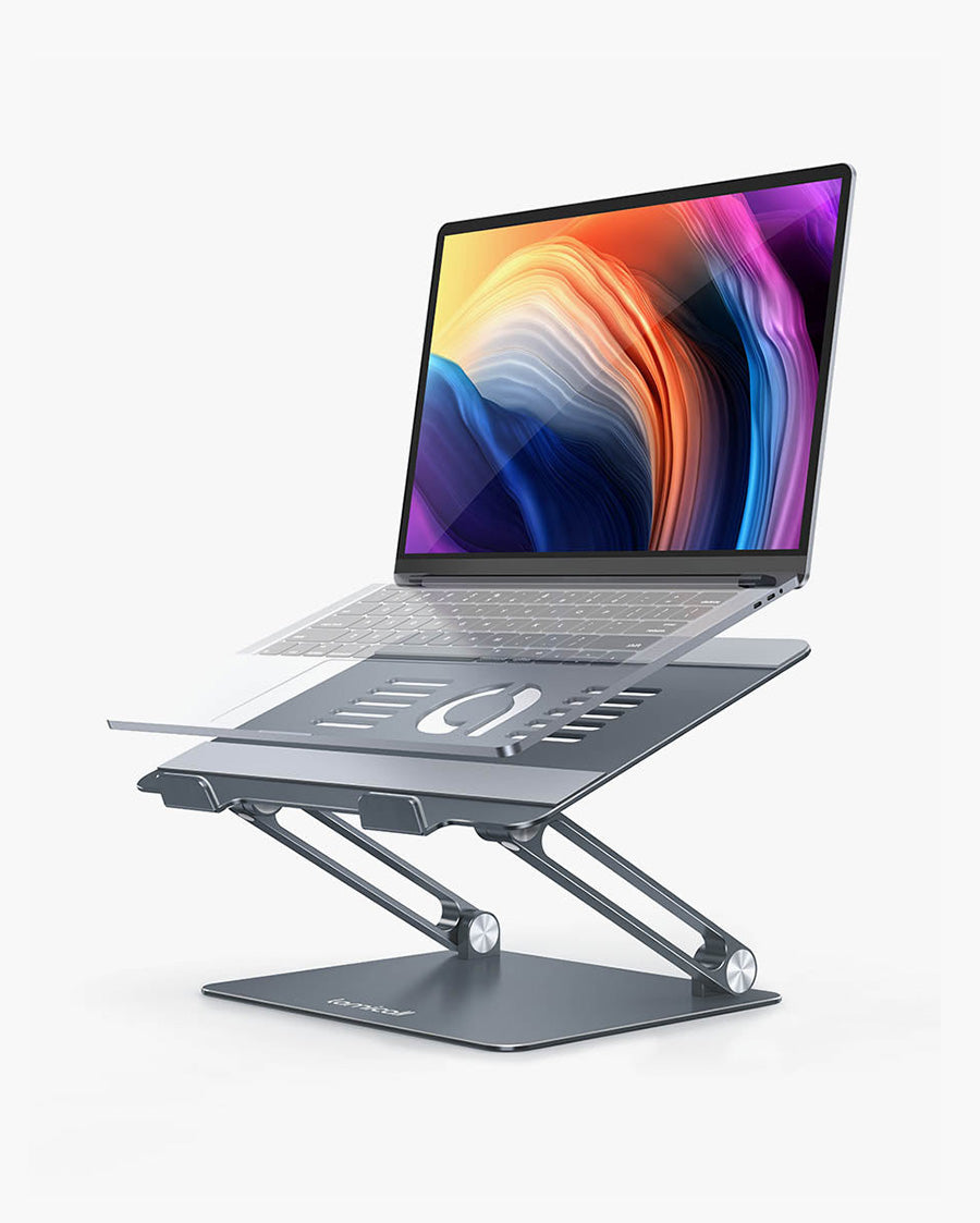 Lamicall Soporte para Laptop Riser : Giratorio 360, Altura Ajustable,  Soporte Base Stand Compatible con MacBook Air Pro, DELL XPS, Más  Laptop10~17 - Gris : : Electrónicos