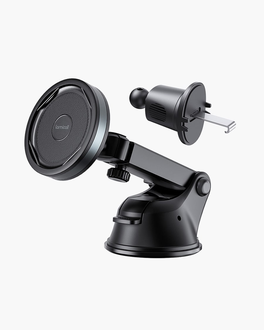 MagSafe Car Mount Magnetic Phone Holder Windshield Suction Cup Cradle for  Iphone