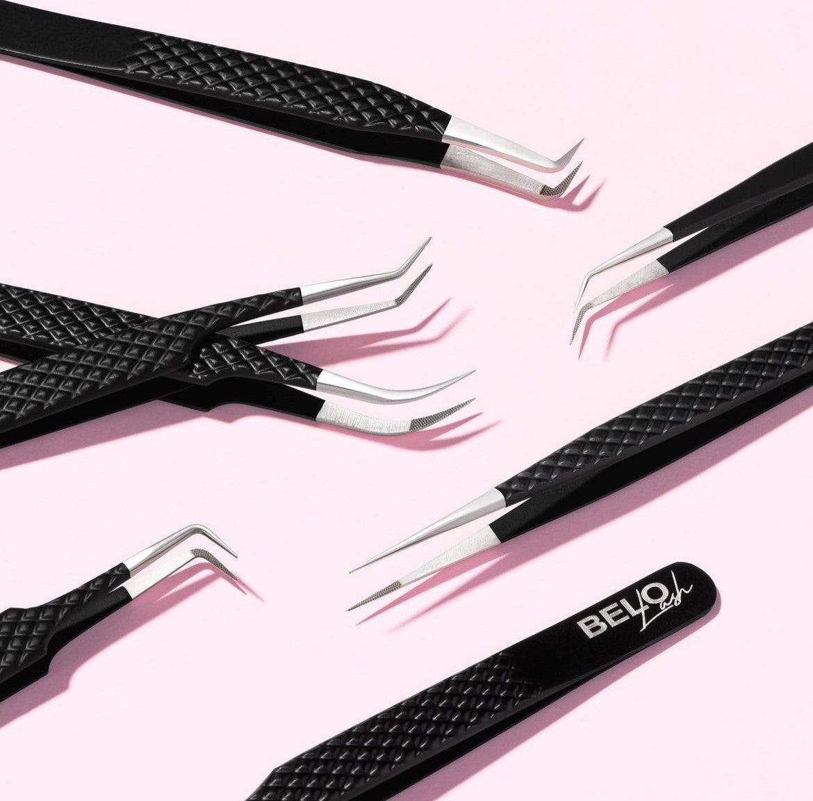 5pc Diamond Volume Tweezer (Set) – XO Beauty Effect