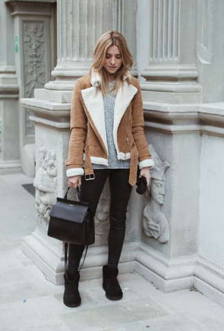 Shearling Leather jacket