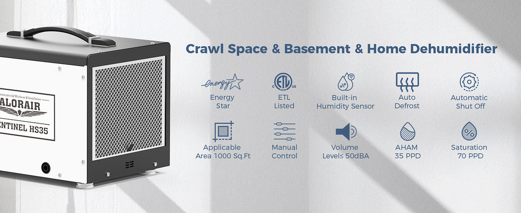 dehumidifiers for crawl spaces