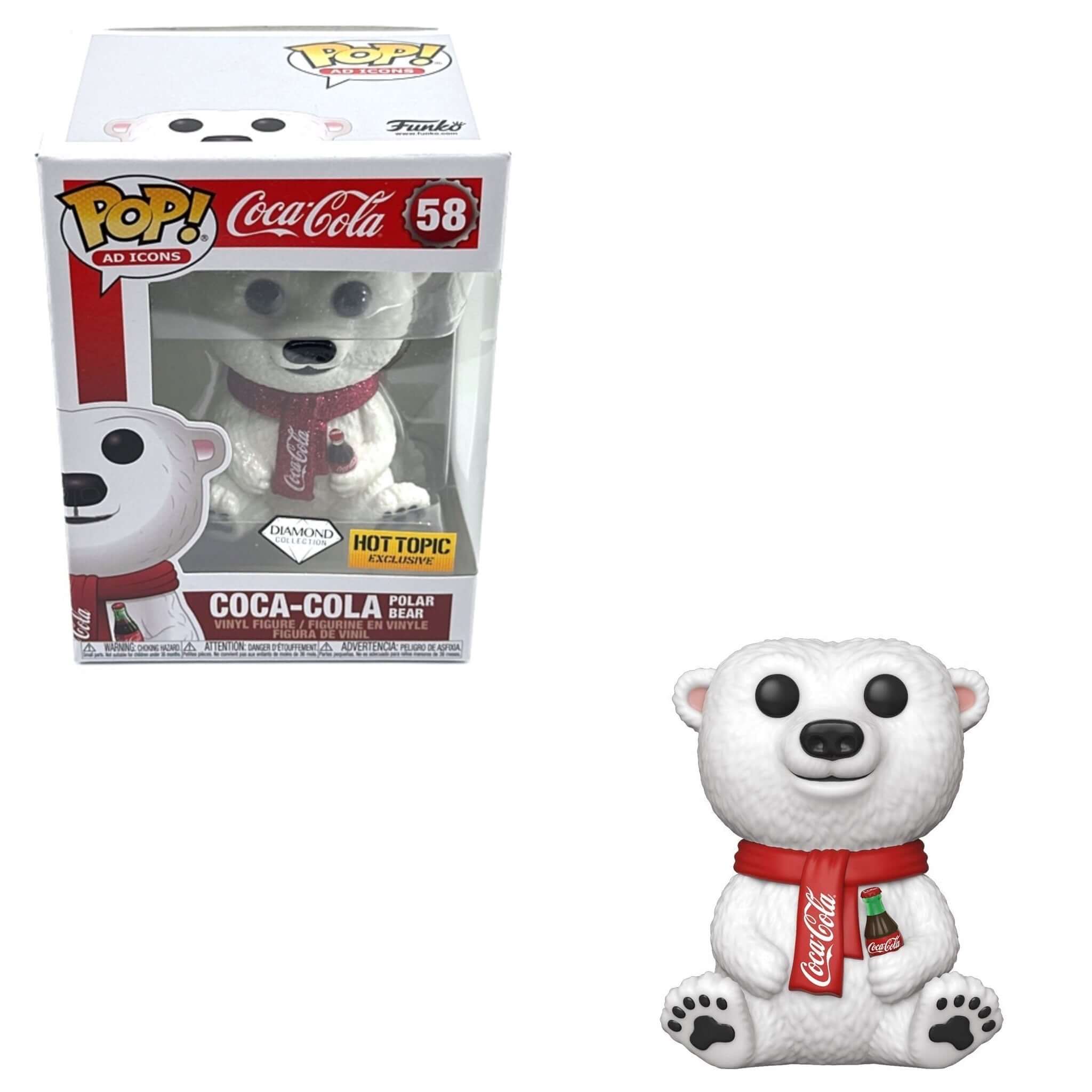 Coca-Cola Polar Bear (Diamond) Pop! TOPIC EXCLUSIVE