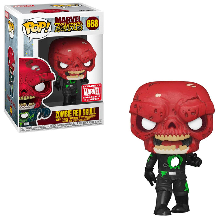 Zombie Red Skull Funko Pop! MARVEL EXCLUSIVE