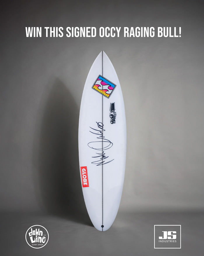 Occy's Signed JS Raging Bull Surfboard