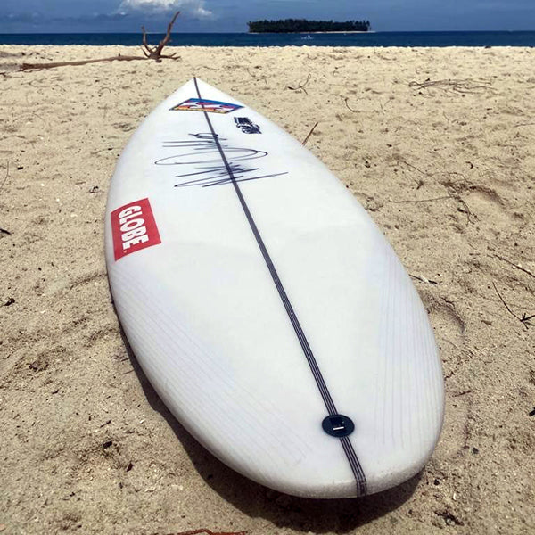 Occy's JS Raging Bull on an Indonesia beach