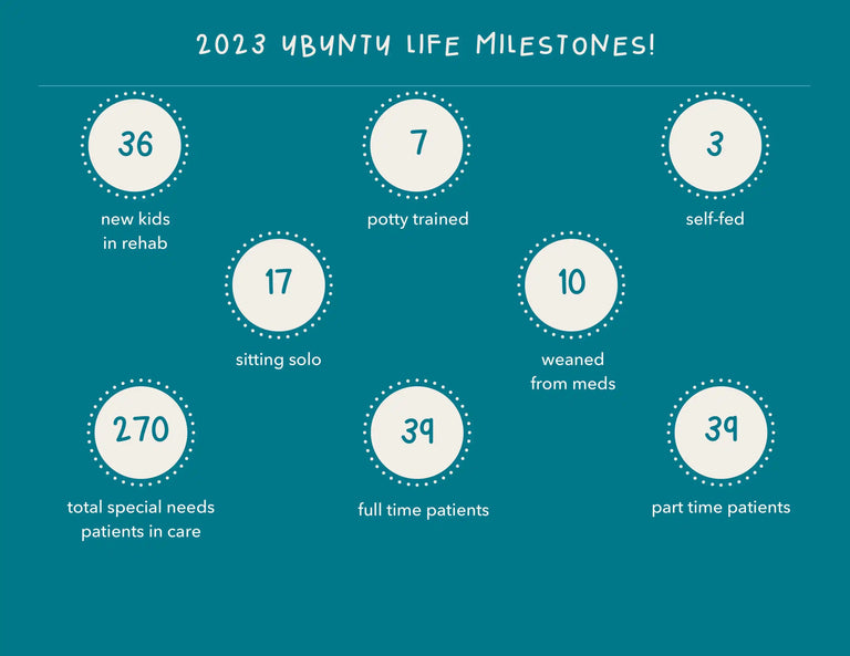 Ubuntu Life Foundation - 2023 Annual Report - 2023 Ubuntu Life Foundation Milestones