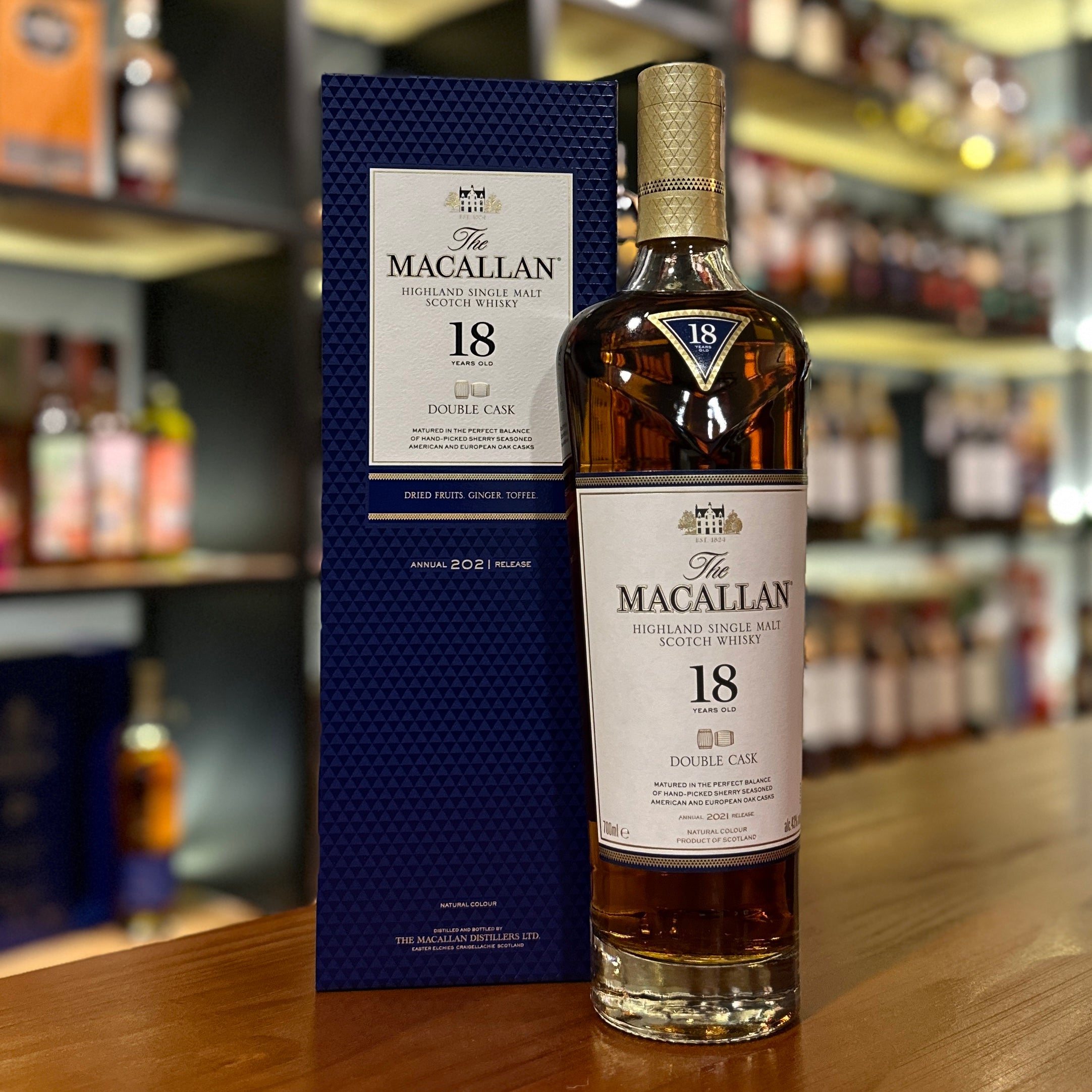 Macallan 18 Year Old Double Cask Single Malt Scotch Whisky (2021