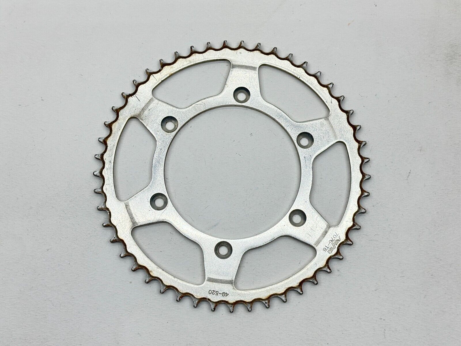 2001 Suzuki RM125 Rear Sprocket 45T Wheel Drive Rotor Silver 69211-37F10 RM 125