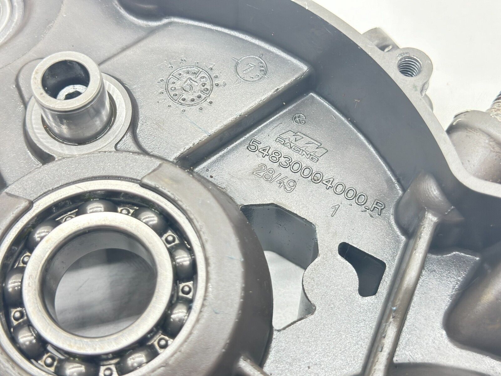 2008 KTM 300XC Right Side Engine Crankcase Bottom End Motor OEM Half Case 300 XC