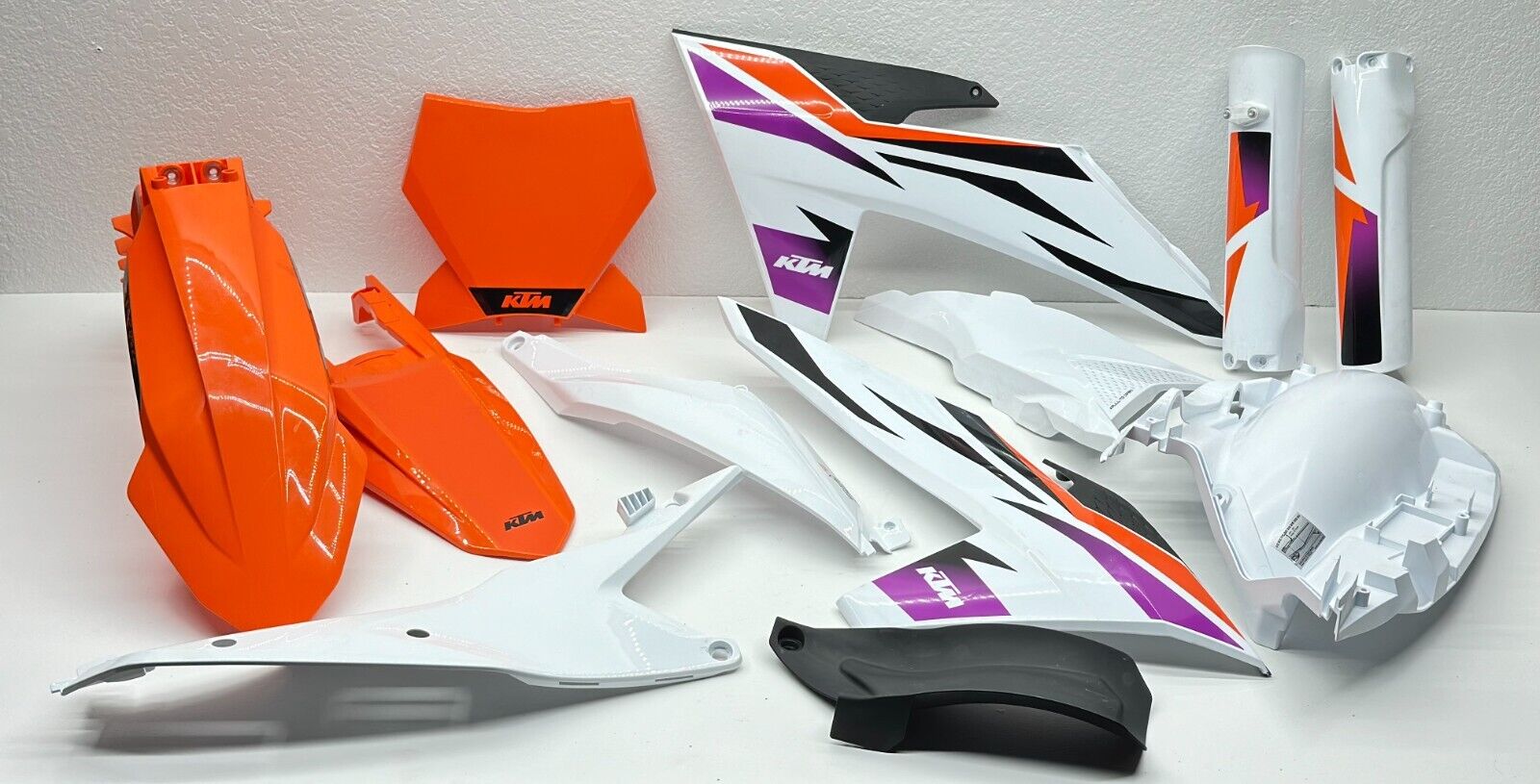 New 2024 KTM 125SX Plastic Set OEM Shrouds Kit Fender Protector Husqvarna 125 SX