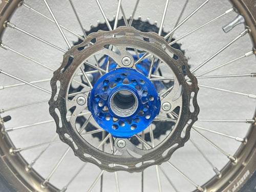 2001 Suzuki RM125 Rear Wheel Rim Hub Spacer Rotor Sprocket Tire 64111-36E00 OEM